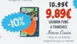 Naturalia Nature Océane Saumon fumé offre