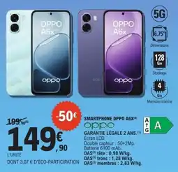 E.Leclerc OPPO SMARTPHONE A6X offre