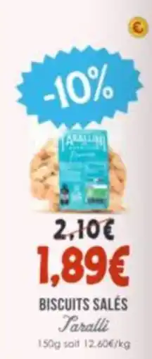 Naturalia Taralli Biscuits salés offre