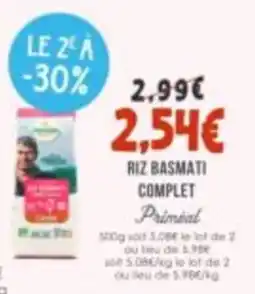 Naturalia Priméal Riz basmati complet offre
