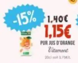Naturalia Vitamont Pur jus d'orange offre