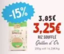 Naturalia Grillon d'Or Riz Soufflé offre