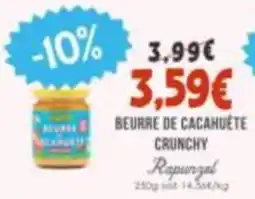 Naturalia Rapunzel Beurre de cacahuète crunchy offre