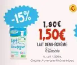 Naturalia Vilactée Lait demi-écrémé offre