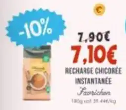 Naturalia Favrichen Recharge chicorée instantanée offre