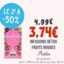 Naturalia Pukka Infusions Détox Fruits Rouges offre