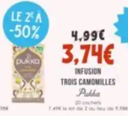 Naturalia Pukka Infusion Trois Camomilles offre
