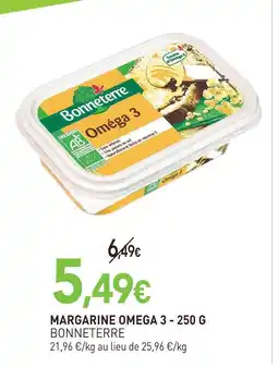 naturéO Bonneterre margarine omega 3 offre