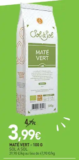naturéO Sol a sol maté vert offre