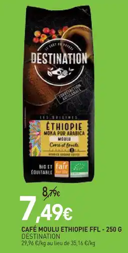 naturéO Destination café moulu ethiopie ffl - 250 g offre