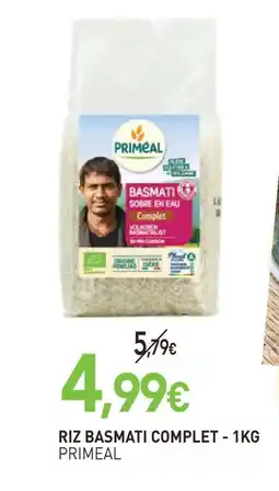 naturéO Primeal riz basmati complet - 1kg offre