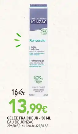 naturéO Eau de jonzac gelée fraîcheur offre