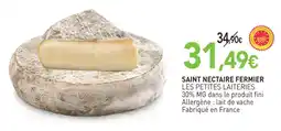naturéO Les petites laiteries saint nectaire fermier offre