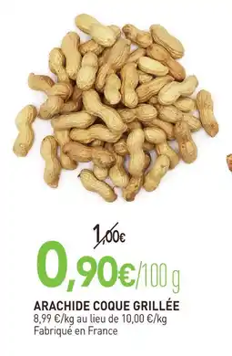 naturéO Arachide coque grillée offre