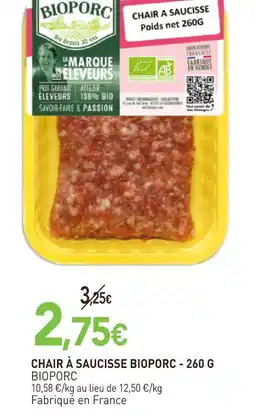 naturéO Bioporc chair à saucisse offre
