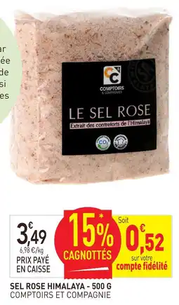 naturéO Comptoirs et compagnie sel rose himalaya offre