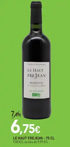 naturéO Le haut frejean - 75 cl offre