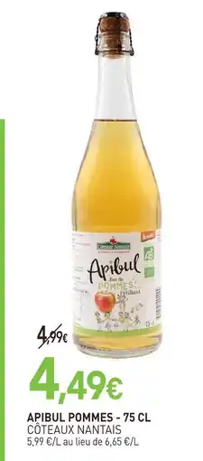 naturéO Côteaux nantais apibul pommes - 75 cl offre