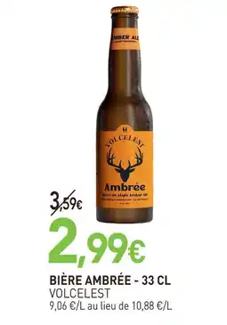 naturéO Volcelest bière ambrée - 33 cl offre