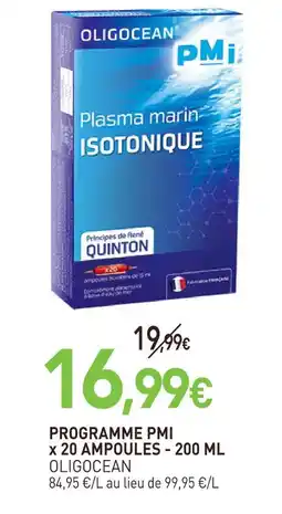 naturéO Oligocean programme pmi x 20 ampoules - 200 ml offre