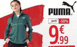 Intersport Puma veste zippée enfant offre
