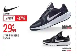 Intersport Nike star runner 5 enfant offre