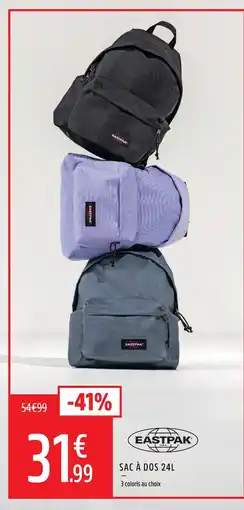 Intersport Eastpak sac à dos 24l offre