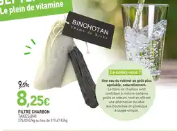 naturéO Takesumi filtre charbon offre