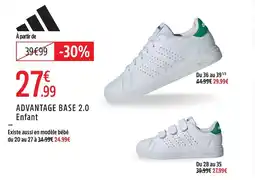 Intersport Adidas advantage base 2.0 enfant offre