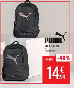 Intersport Puma sac à dos offre