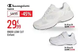 Intersport Champion rn00 low cut enfant offre