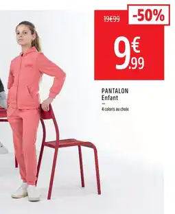 Intersport Pantalon enfant offre