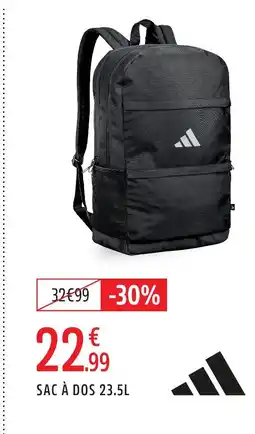 Intersport Adidas sac à dos 23.5l offre
