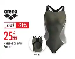 Intersport Arena maillot de bain femme offre