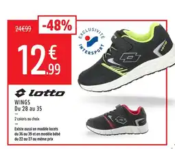 Intersport Lotto wings offre