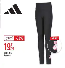Intersport Adidas legging femme offre