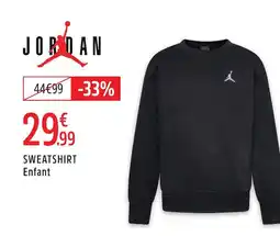 Intersport Jordan sweatshirt enfant offre