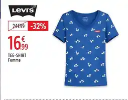 Intersport Levi's tee-shirt femme offre