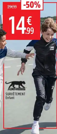 Intersport Airness survêtement enfant offre