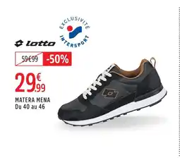 Intersport Lotto matera mena offre
