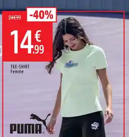 Intersport Puma tee-shirt femme offre