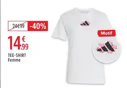 Intersport Adidas tee-shirt femme offre