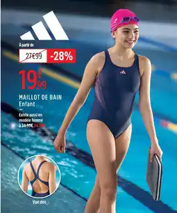 Intersport Adidas maillot de bain offre
