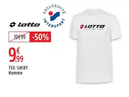 Intersport Lotto tee-shirt homme offre