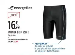 Intersport Energetics jammer de piscine homme offre