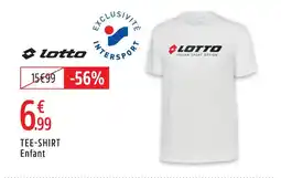 Intersport Lotto tee-shirt enfant offre