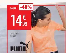 Intersport Puma tee-shirt enfant offre