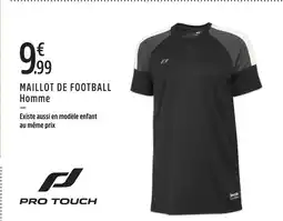 Intersport Pro touch maillot de football homme offre