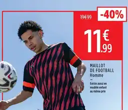 Intersport Puma maillot de football homme offre