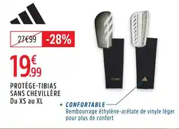 Intersport Adidas protège-tibias sans chevillère offre